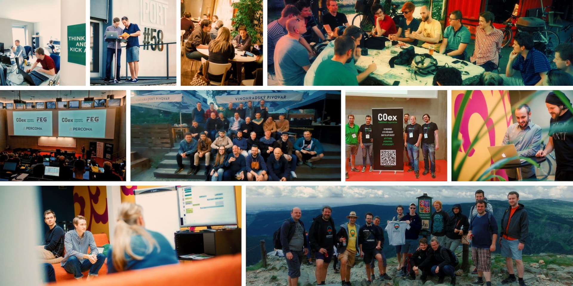 Tým COexu při práci